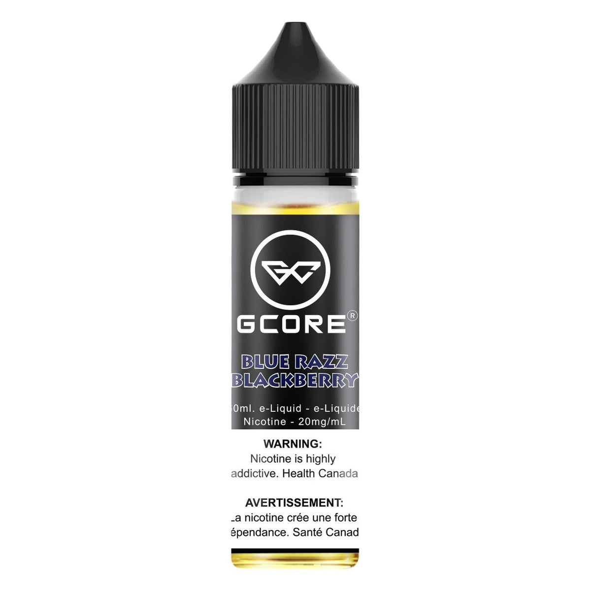 Blue Razz Blackberry Gcore E-Liquid 60ml 20mg