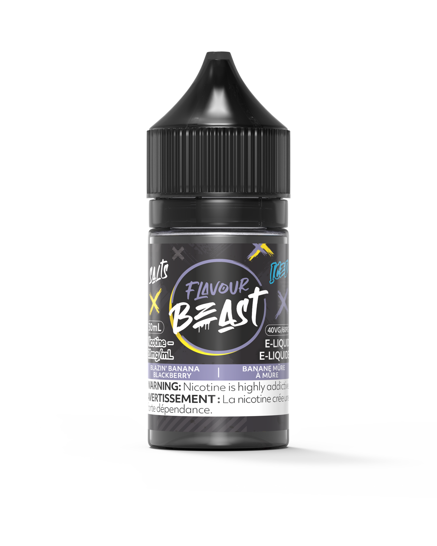 Flavour Beast Salt - Blazin' Banana Blackberry Iced (AB)