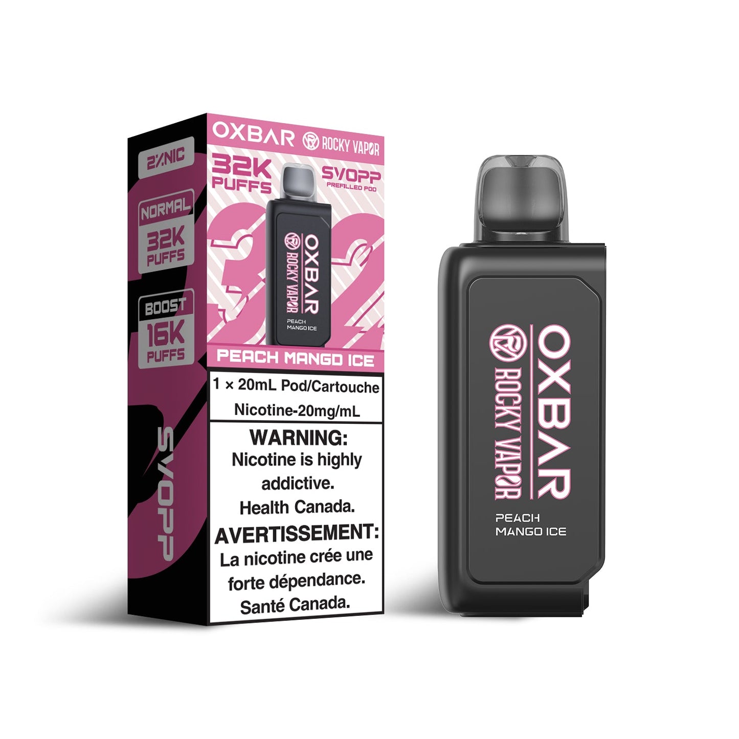 Oxbar SVOPP 32K - Peach Mango Ice (AB)