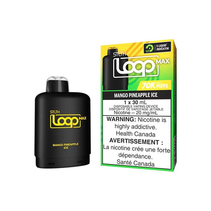 STLTH LOOP MAX POD PACK - MANGO PINEAPPLE ICE (Without Battery)