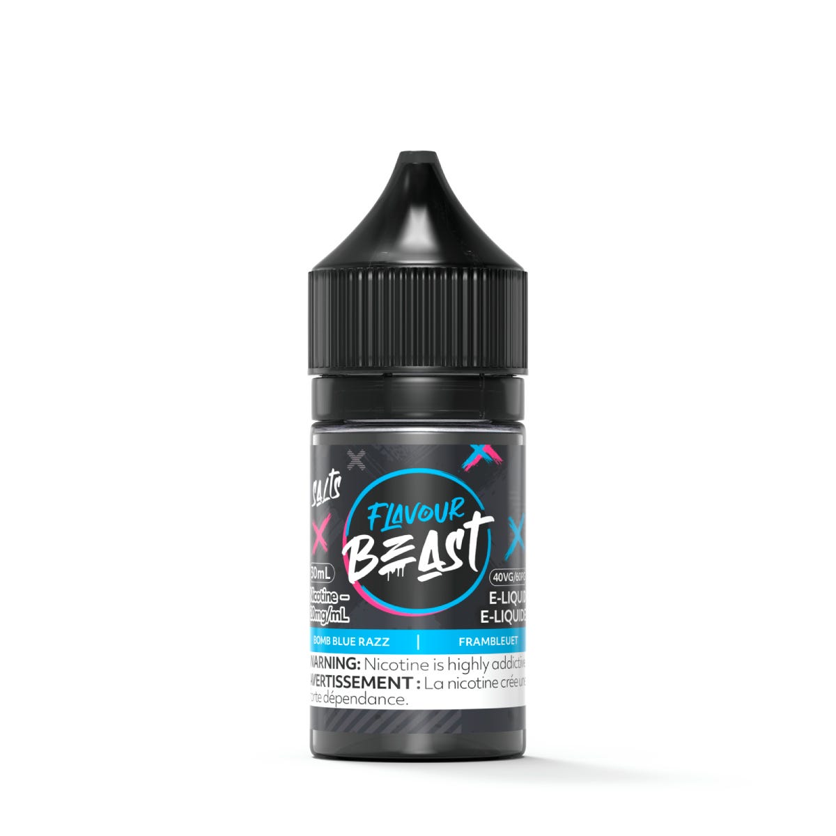 Flavour Beast E-Liquid 30ml 20mg - Bomb Blue Razz