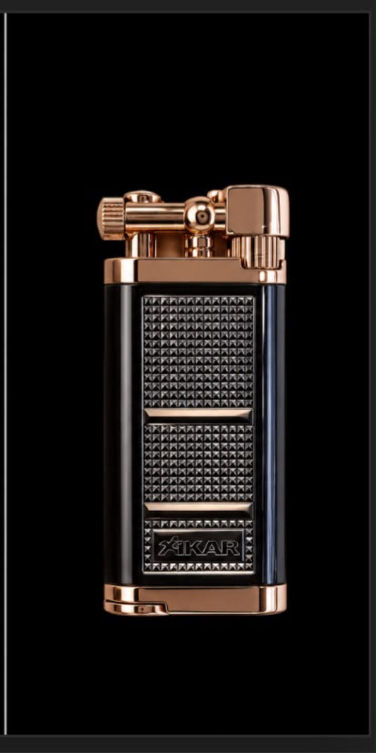 Xikar Pipeline Lighter Black & Gold
