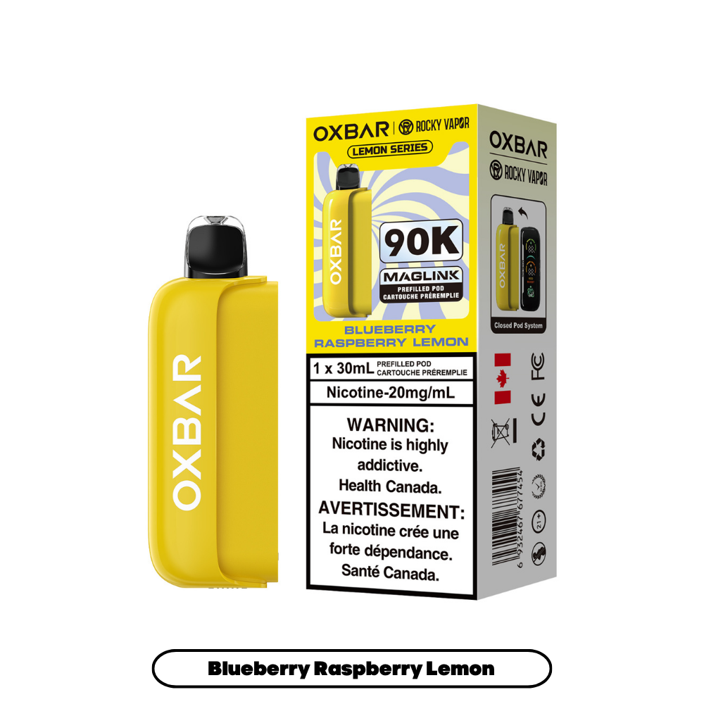 Rocky Vapor Oxbar Maglink Pod 90K - Blueberry Raspberry Lemon