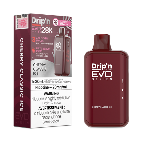 Drip'n by Envi Evo Series 28k Disposable - Cherry Classic Ice (AB)