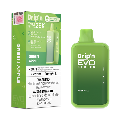 Drip'n by Envi Evo Series 28k Disposable - Green Apple (AB)