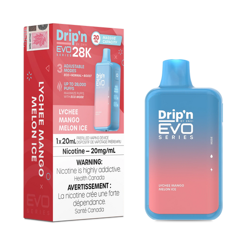 Drip'n by Envi Evo Series 28k Disposable - Lychee Mango Melon Ice (AB)