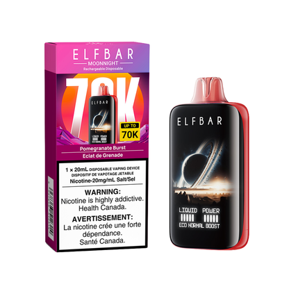 ELF Bar MoonNight Rechargeable Disposable Vape 20mL