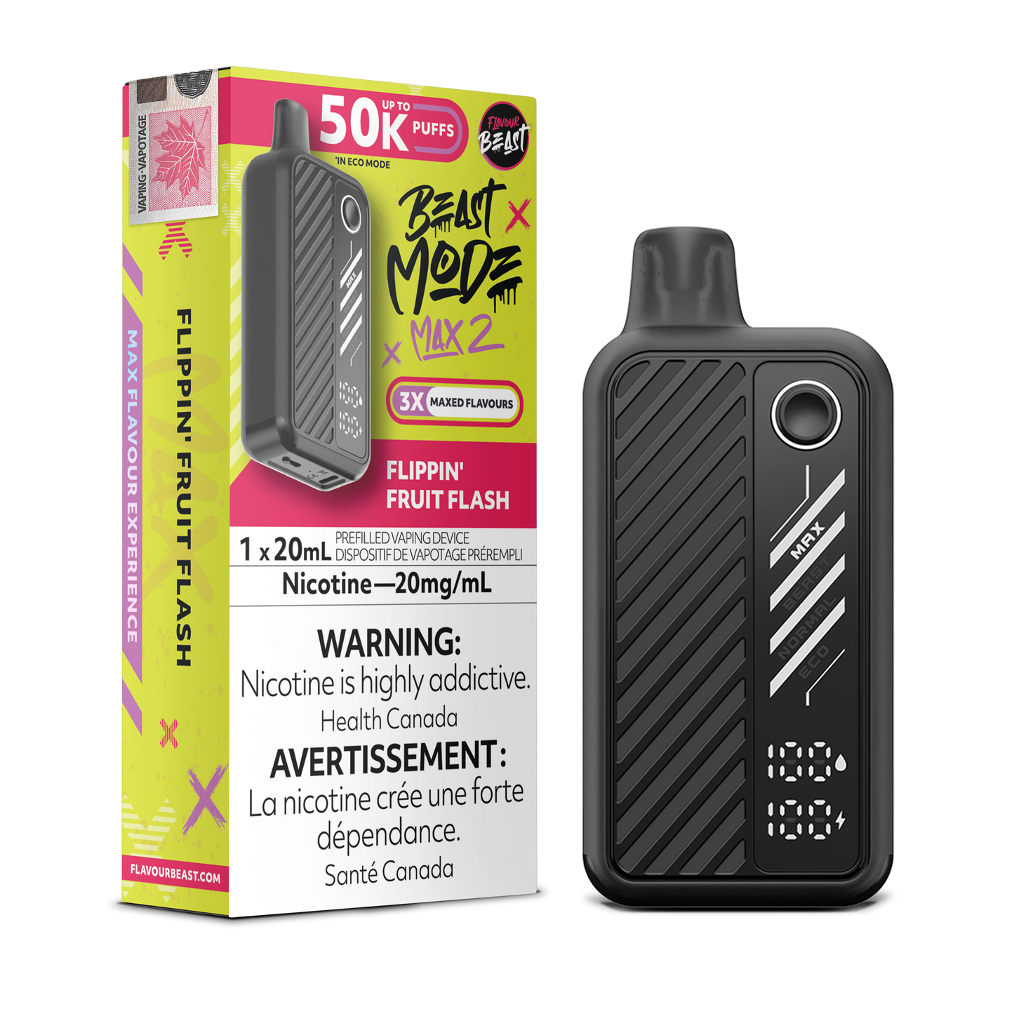 Flavour Beast Beast Max 2 50k - Flippin' Fruit Flash (AB)