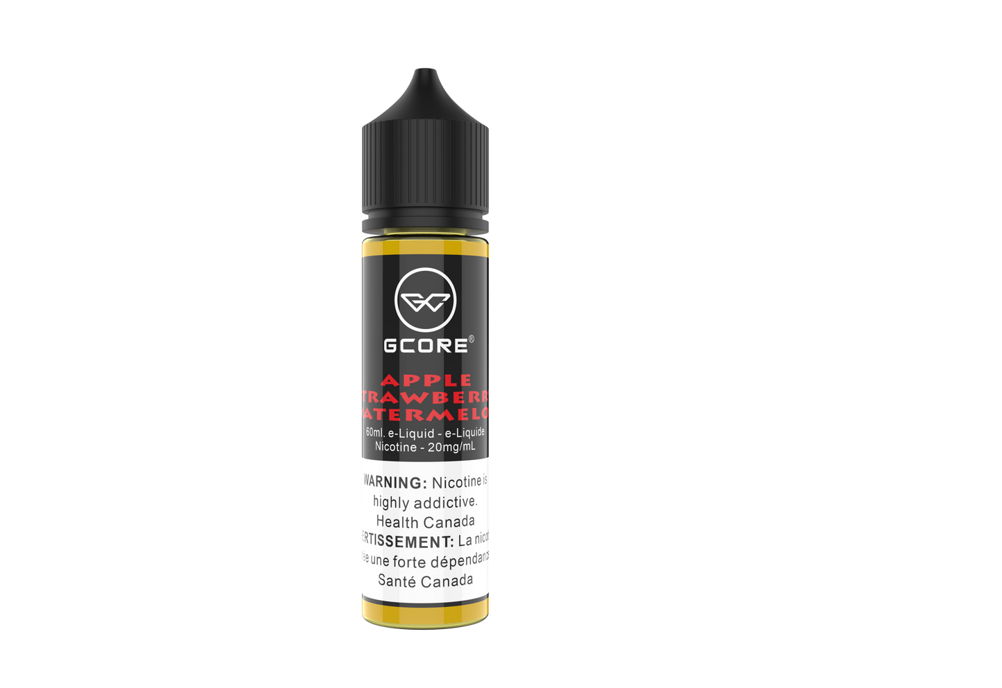 GCORE Salts 60mL - APPLE STRAWBERRY WATERMELON Salt Nicotine E liquid (AB)