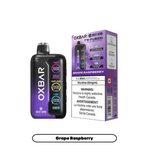 Rocky Vapor Oxbar Tri Fusion - Grape Raspberry (AB)