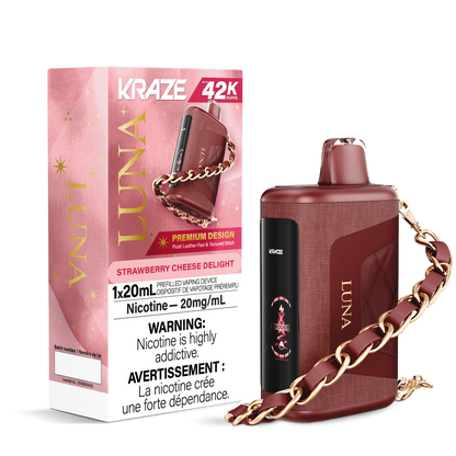 Kraze Luna Rechargeable Disposable Vape 20ml
