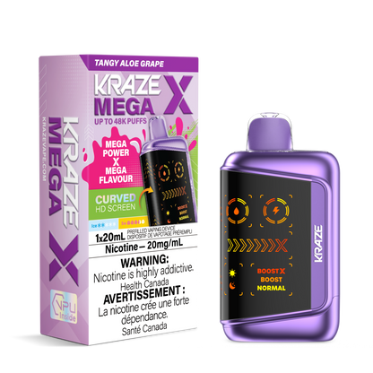 Kraze Mega X Rechargeable Disposable Vape 20mL