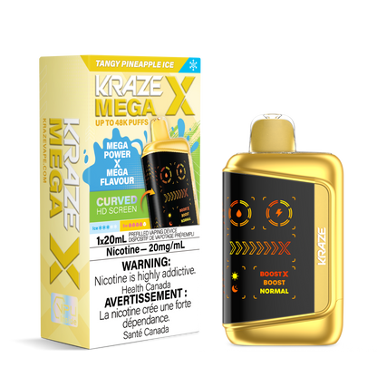 Kraze Mega X Rechargeable Disposable Vape 20mL