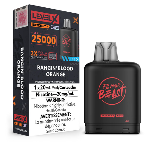 G2 Level X Flavour Beast Boost G2 - Bangin' Blood Orange Iced (AB)