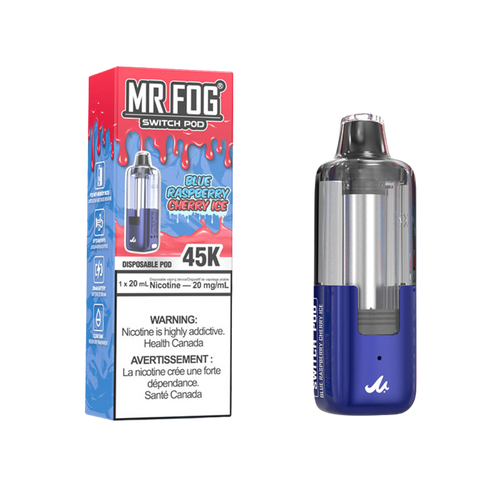Blue Raspberry Cherry Ice - Mr Fog Switch Pod – 45K Puffs