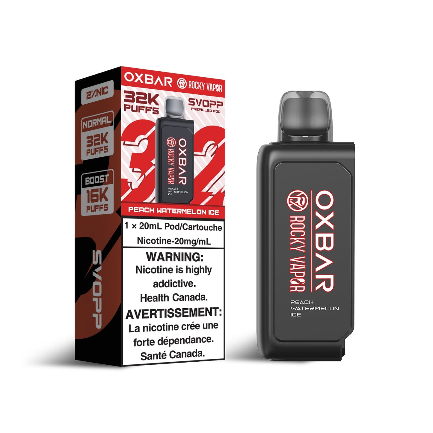 Oxbar SVOPP 32K - Peach Watermelon Ice (AB)