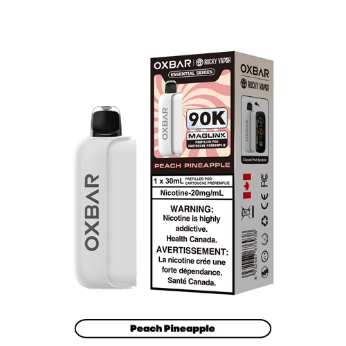 Rocky Vapor Oxbar Maglink Pod 90K - Peach Pineapple