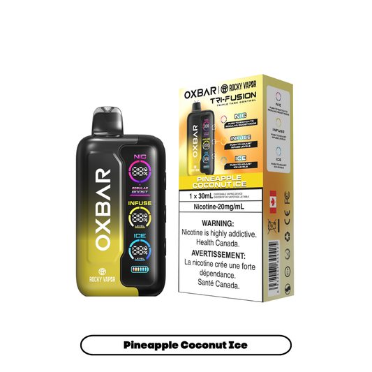 Rocky Vapor Oxbar Tri Fusion - Pineapple Coconut Ice (AB)