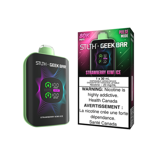 STLTH X Geek Bar 80K - Strawberry Kiwi Ice Disposable Vape