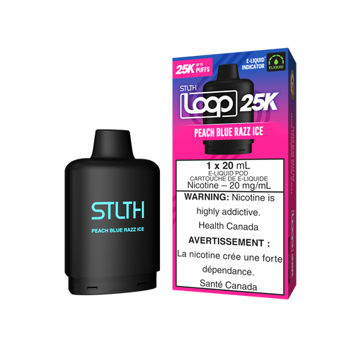 Stlth Loop 25k - Peach Blue Razz Ice
