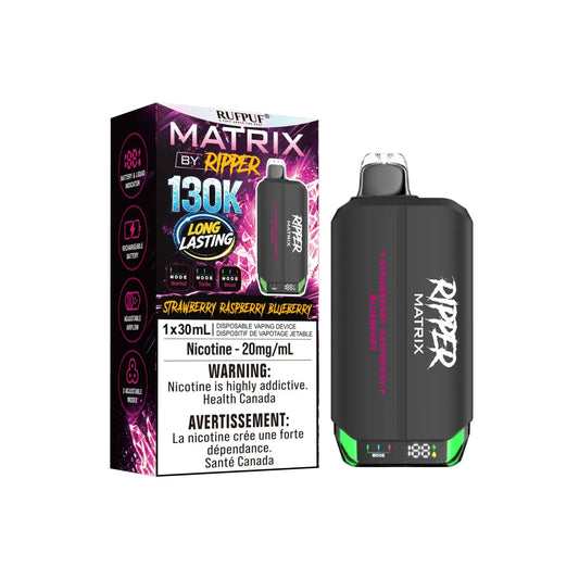 Strawberry Raspberry Blueberry Ripper Matrix 130K Disposable Vape