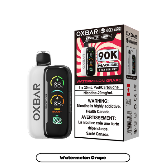 Rocky Vapor Oxbar Maglink Starter Kit - Watermelon Grape