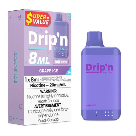 Drip'n 8mL - Grape Ice