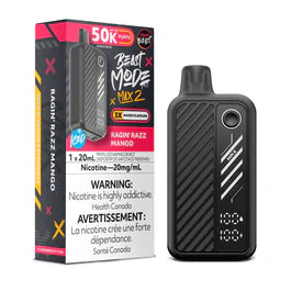 Flavour Beast Beast Max 2 50k - Ragin Razz Mango (AB)