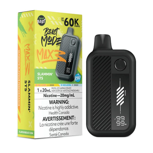 Flavour Beast Beast Mode Max 3 60k - Slammin' STS Iced