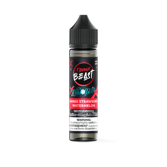 Flavour Beast E-Liquid 60ml 20mg - Savage Strawberry Watermelon