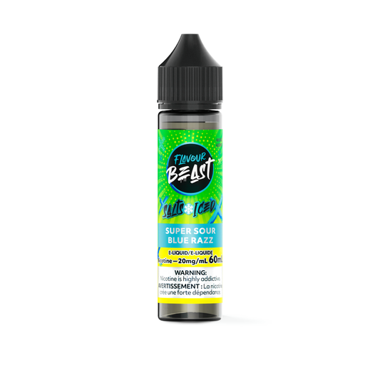 Flavour Beast E-Liquid 60ml 20mg - Super Sour Blue Razz