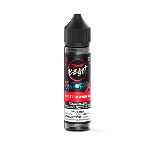 Flavour Beast E-Liquid 60ml 20mg - Sic Strawberry (ICED)