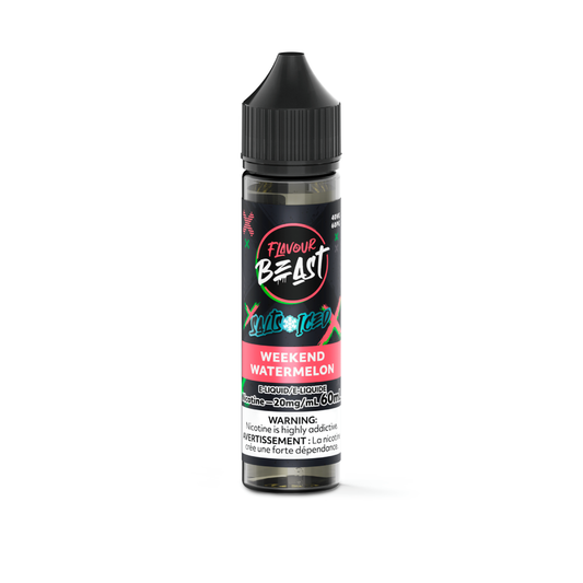 Flavour Beast E-Liquid 60ml 20mg - Weekend Watermelon (ICED)