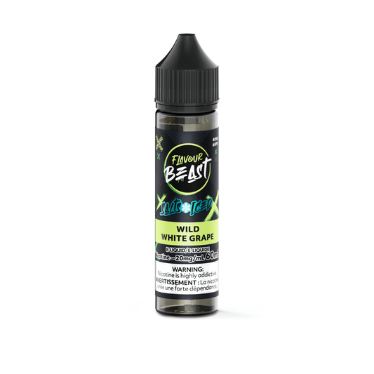 Flavour Beast E-Liquid 60ml 20mg - Wild White Grape (ICED)