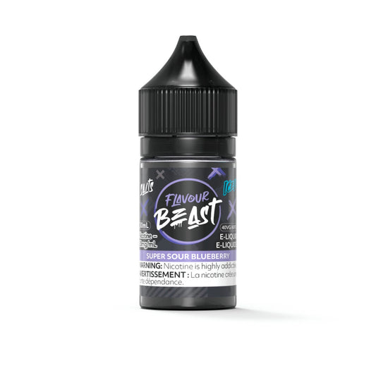 Flavour Beast E-Liquid 30ml 20mg - Super Sour Blueberry Iced