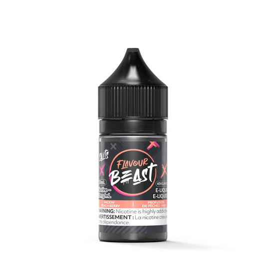 Flavour Beast E-Liquid 30ml 20mg - Packin' Peach Berry