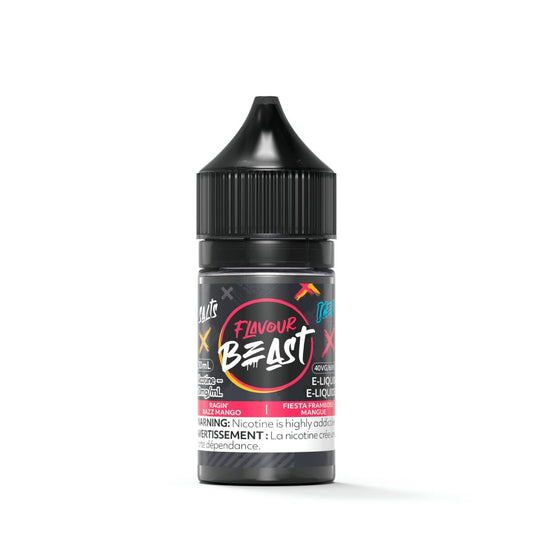 Flavour Beast E-Liquid 30ml 20mg - Ragin' Razz Mango Iced