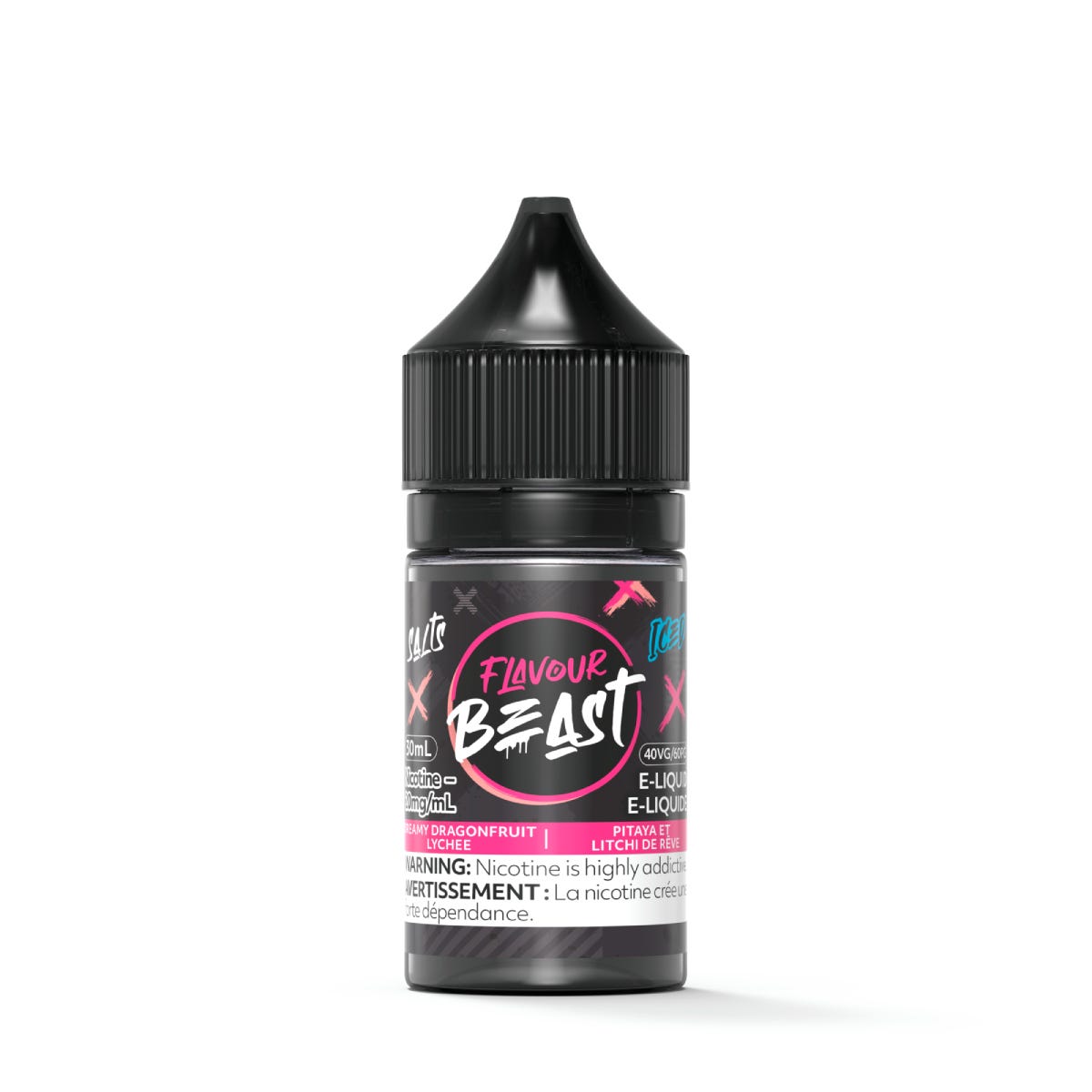 Flavour Beast E-Liquid 30ml 20mg - Dreamy Dragonfruit Lychee Iced