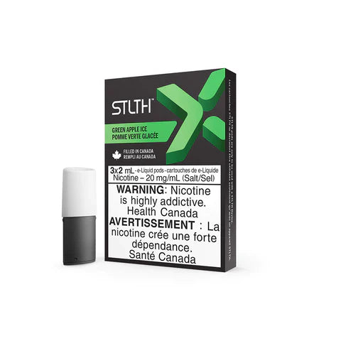 STLTH X POD - GREEN APPLE ICE (AB)