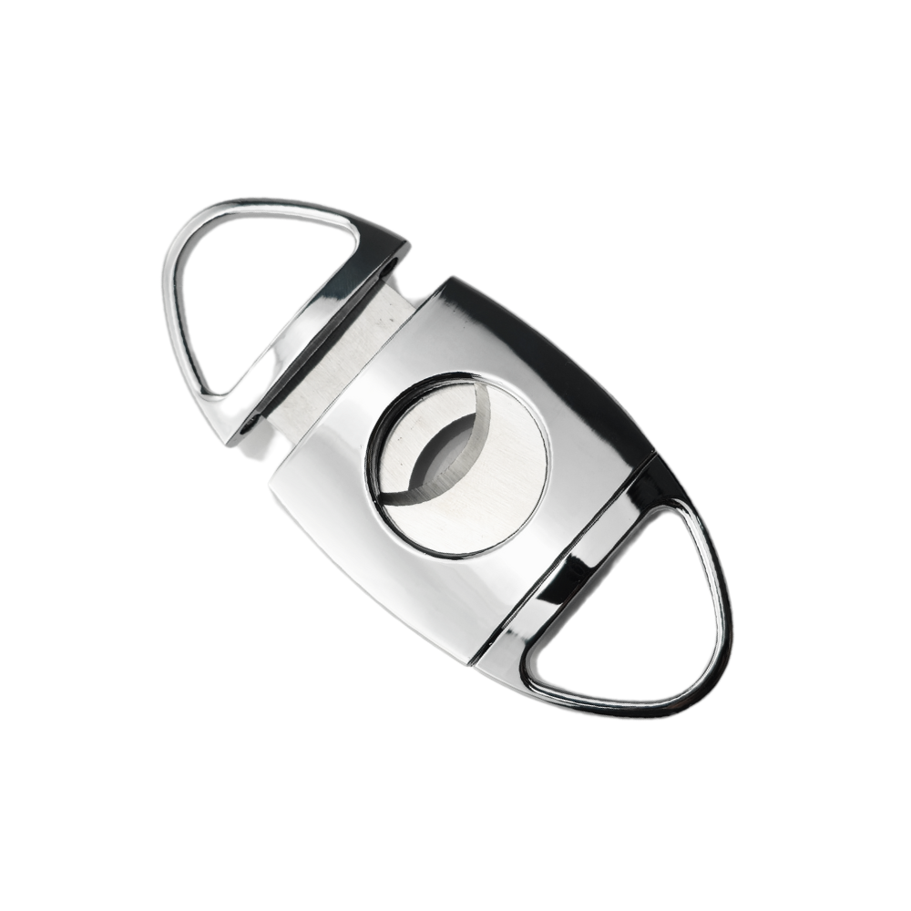 Balloon Cigar Cutter Round Silver