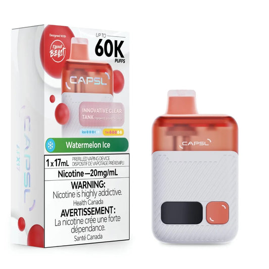 CAPSL 60K Puffs Disposable Vape – Watermelon Ice