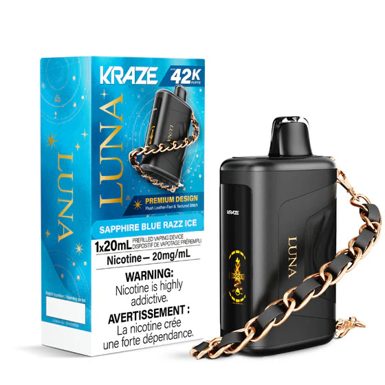Kraze Luna 42K - Sapphire Blue Razz Ice