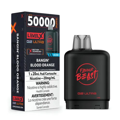 Level X Flavour Beast G2 Ultra - Bangin' Blood Orange Iced (AB)