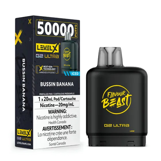 Level X Flavour Beast G2 Ultra - Bussin Banana (AB)